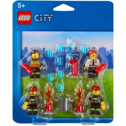 Lego Unikat Zestaw akcesoriów strażackich z serii City 850618