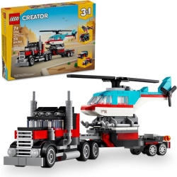 Lego Creator Ciężarówka z platformą i helikopterem 31146