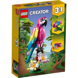 Lego Creator Egzotyczna różowa papuga 31144