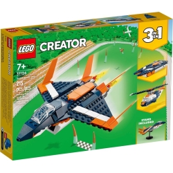 Lego Creator Odrzutowiec naddźwiękowy 31126