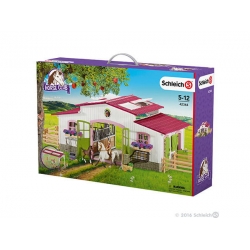 Schleich Horse Club Stajnia Biało Różowa 42344