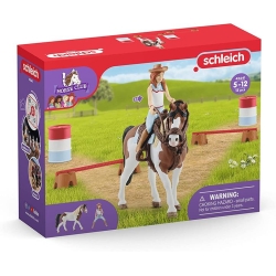 Schleich Horse Club Zestaw do jazdy westernowej Hannah 42441