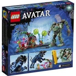 Lego Avatar Neytiri i Thanator kontra Quaritch w kombinezonie PZM 75571