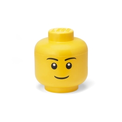 Lego Bricks & More Duży pojemnik w kształcie głowy chłopca 5005528