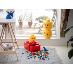 Lego Bricks & More Duży pojemnik w kształcie głowy chłopca 5005528