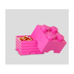 Lego Storage Brick 4 Różowy