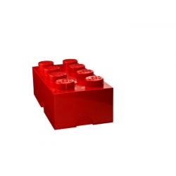 Lego Storage Brick 8 Czerwony