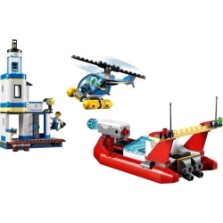 Lego City Akcja nadmorskiej policji i strażaków 60308