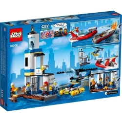 Lego City Akcja nadmorskiej policji i strażaków 60308