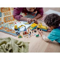 Lego City Ciężarówki i dźwig z kulą wyburzeniową 60391