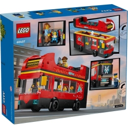 Lego City Czerwony, piętrowy autokar 60407