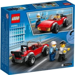 Lego City Motocykl policyjny – pościg za samochodem 60392