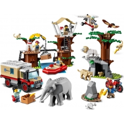 Lego City Obóz ratowników dzikich zwierząt 60307