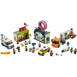 Lego City Otwarcie sklepu z pączkami 60233