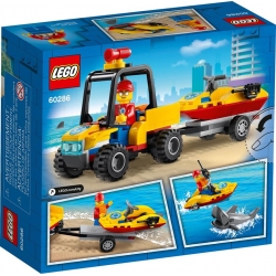 Lego City Plażowy quad ratunkowy 60286