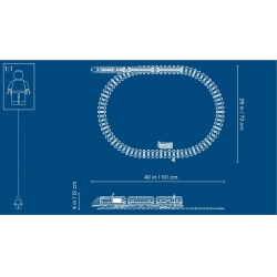 Lego City Pociąg pasażerski 60197