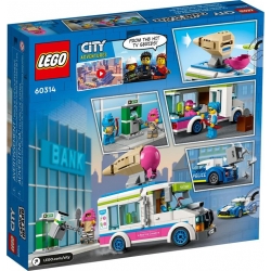 Lego City Policyjny pościg za furgonetką z lodami 60314