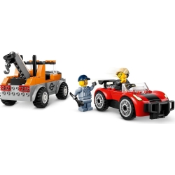 Lego City Samochód pomocy drogowej i naprawa sportowego auta 60435