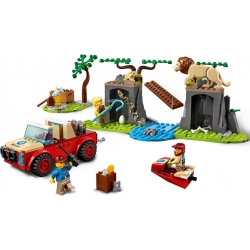 Lego City Terenówka ratowników dzikich zwierząt 60301
