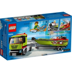 Lego City Transporter łodzi wyścigowej 60254