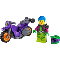 Lego City Wheelie na motocyklu kaskaderskim 60296