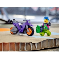 Lego City Wheelie na motocyklu kaskaderskim 60296