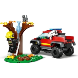 Lego City Wóz strażacki 4x4 - misja ratunkowa 60393