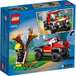 Lego City Wóz strażacki 4x4 - misja ratunkowa 60393
