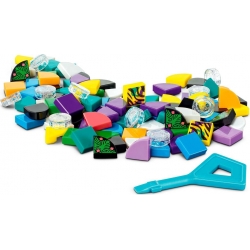 Lego Dots Neonowy tygrys — bransoletka i zawieszka na torbę 41945