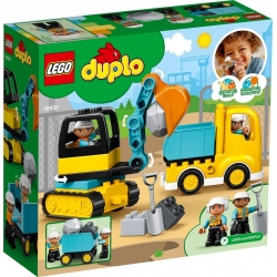 Lego Duplo Ciężarówka i koparka gąsienicowa 10931