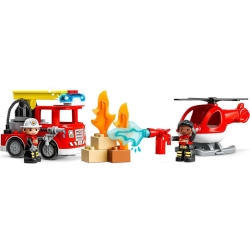 Lego Duplo Remiza strażacka i helikopter 10970