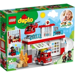 Lego Duplo Remiza strażacka i helikopter 10970