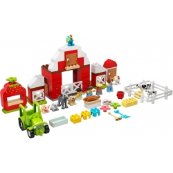 Lego Duplo Stodoła, traktor i zwierzęta gospodarskie 10952