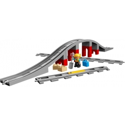 Lego Duplo Tory kolejowe i wiadukt 10872