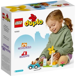 Lego Duplo Turbina wiatrowa i samochód elektryczny 10985