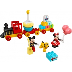 Lego Duplo Urodzinowy pociąg myszek Miki i Minnie 10941