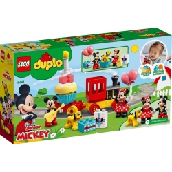 Lego Duplo Urodzinowy pociąg myszek Miki i Minnie 10941