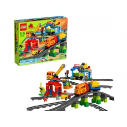 Lego Duplo Ville Pociąg Deluxe 10508 + Lego Duplo Tory 10506