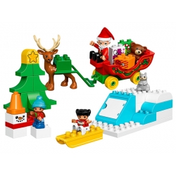 Lego Duplo Zimowe ferie Świętego Mikołaja 10837