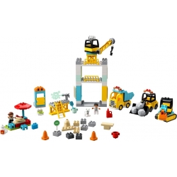 Lego Duplo Żuraw wieżowy i budowa 10933