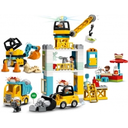 Lego Duplo Żuraw wieżowy i budowa 10933