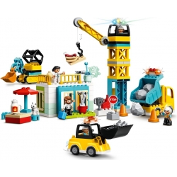 Lego Duplo Żuraw wieżowy i budowa 10933