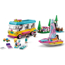 Lego Friends Leśny mikrobus kempingowy i żaglówka 41681