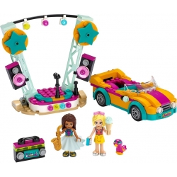 Lego Friends Samochód i scena Andrei 41390