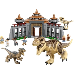 Lego Jurassic World Centrum dla odwiedzających: atak tyranozaura i raptora 76961