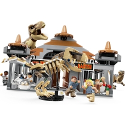 Lego Jurassic World Centrum dla odwiedzających: atak tyranozaura i raptora 76961