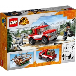 Lego Jurassic World Schwytanie welociraptorów Blue i Bety 76946