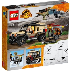 Lego Jurassic World Transport pyroraptora i dilofozaura 76951