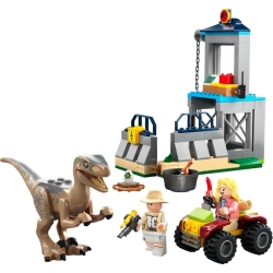 Lego Jurassic World Ucieczka welociraptora 76957