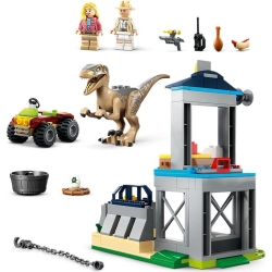 Lego Jurassic World Ucieczka welociraptora 76957